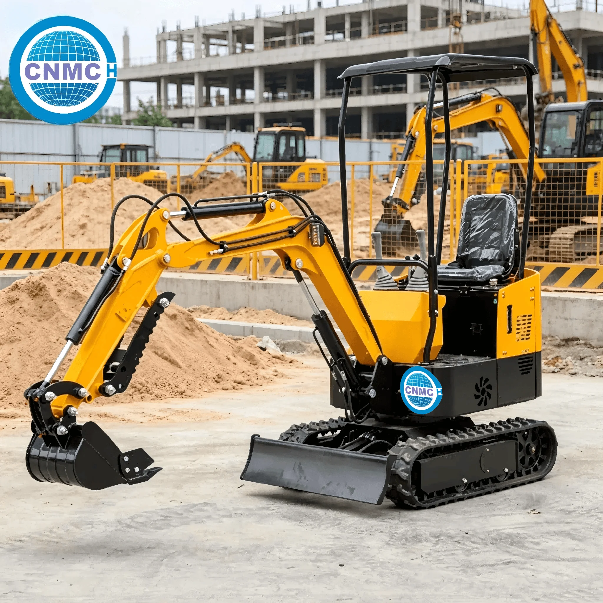 CNMC 1 Ton Mini Excavator Crawler Excavator Compact Portable Customizable Full Accessories Farm Garden CE EPA Certified
CNMC 1 Ton Mini Excavator Crawler Excavator Compact Portable Customizable Full Accessories Farm Garden CE EPA Certified