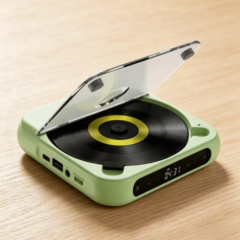Bluetooth-Compatible CD Portable CD Player with 1200mAh Battery, 7H Playback, Type-C Fast Charging, Bluetooth 5.3,
Bluetooth-Compatible CD Portable CD Player with 1200mAh Battery, 7H Playback, Type-C Fast Charging, Bluetooth 5.3,