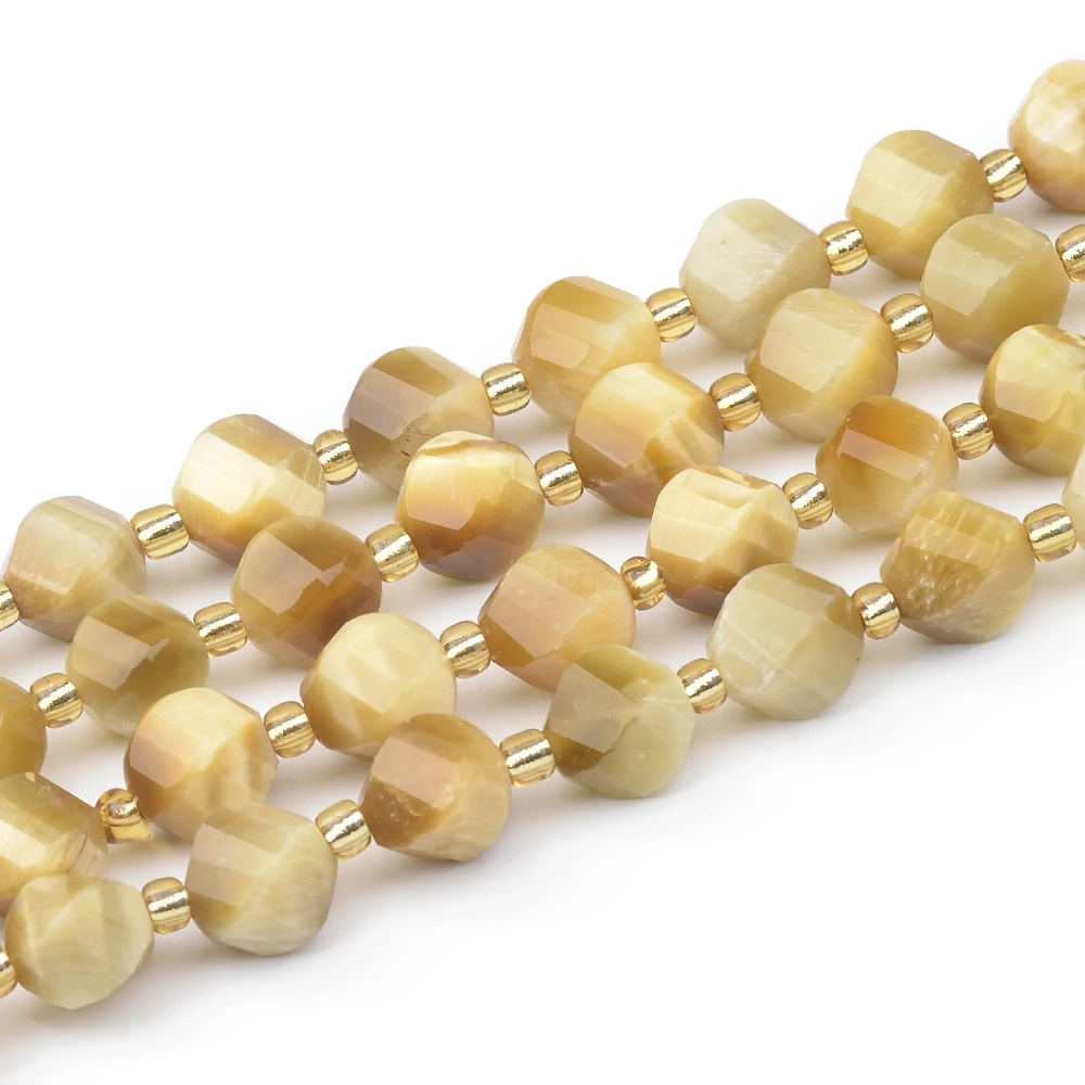 Natural multicolour Tiger Eye bead cut surface loose bead DIY bracelet necklace making
Natural multicolour Tiger Eye bead cut surface loose bead DIY bracelet necklace making