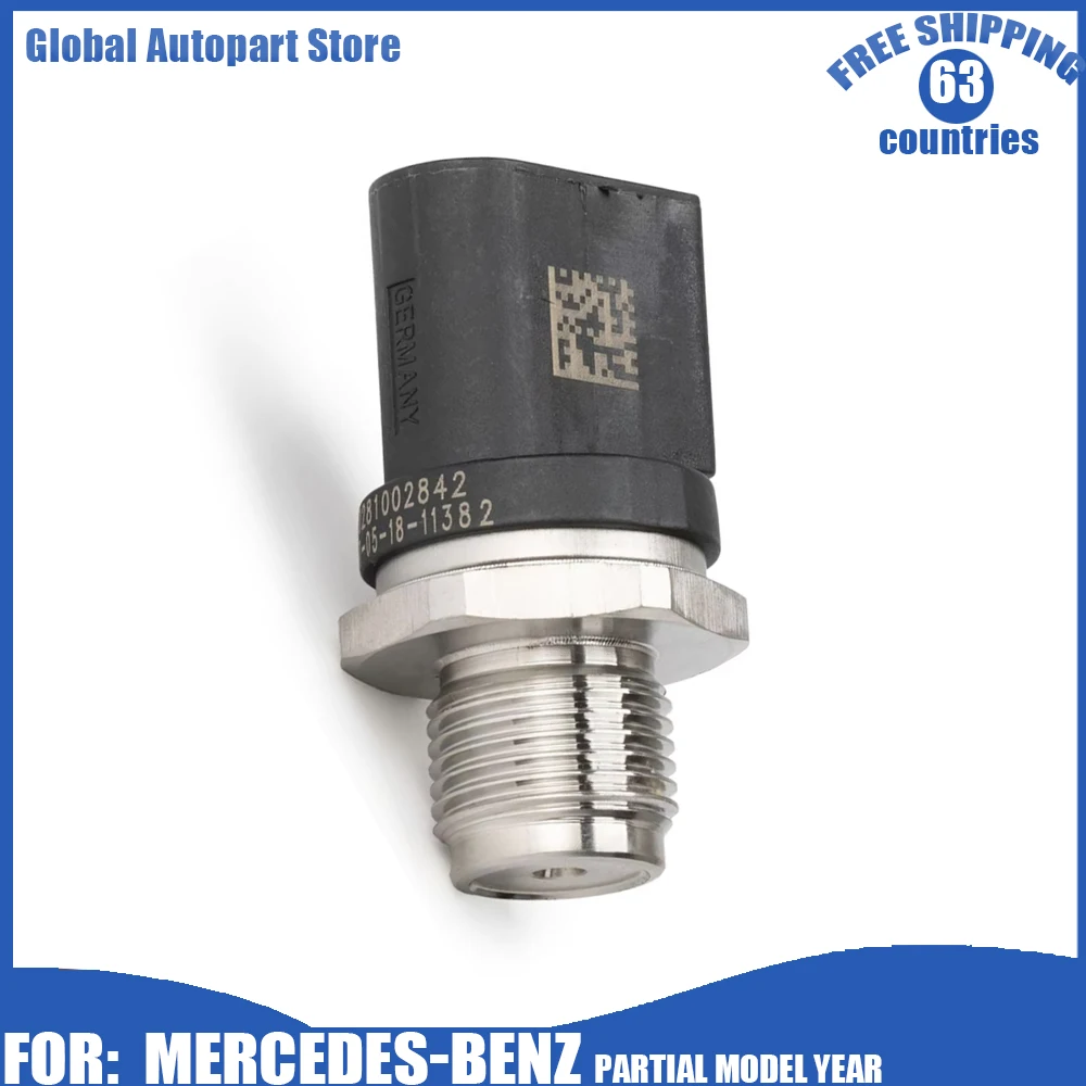 Injection Fuel Rail Pressure Sensor 0281002842 0041536728 5117543AA For Mercedes-Benz E320 350 GL320 ML320 R320 350 Accessories
Injection Fuel Rail Pressure Sensor 0281002842 0041536728 5117543AA For Mercedes-Benz E320 350 GL320 ML320 R320 350 Accessories