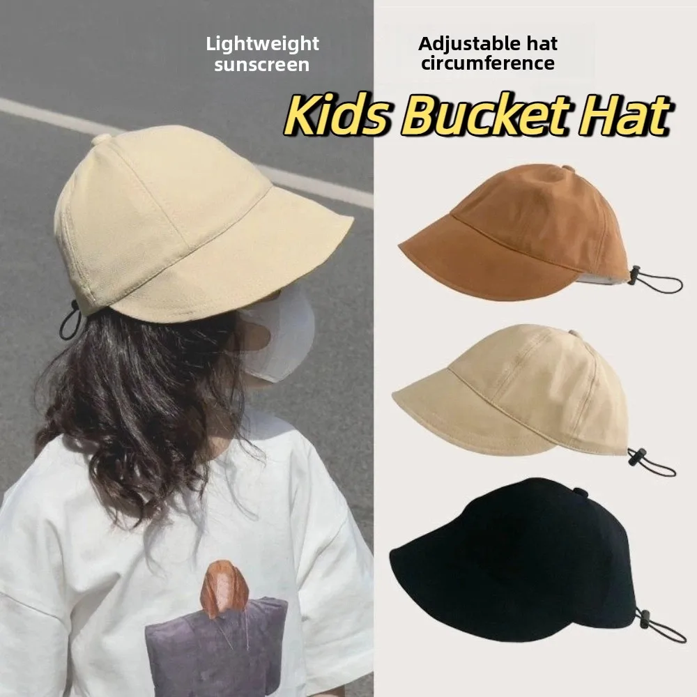 Fisherman's Hat Kids Bucket Hat Korean Style 2-7 Years Old Baby Sun Protection Hat Streetwear Sunscreen Children Fishman Hat
Fisherman's Hat Kids Bucket Hat Korean Style 2-7 Years Old Baby Sun Protection Hat Streetwear Sunscreen Children Fishman Hat