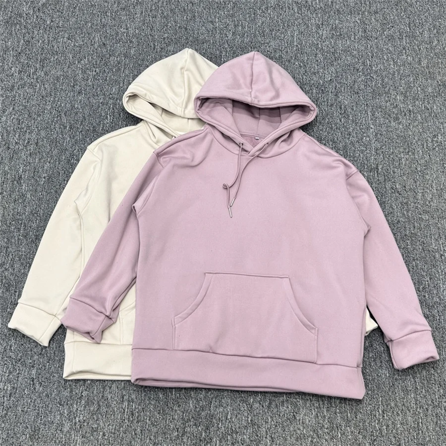 Осенне-зимняя теплая толстовка с капюшоном, простая цветная повседневная шапка, верхняя одежда, бархатная внутренняя часть
Осенне-зимняя теплая толстовка с капюшоном, простая цветная повседневная шапка, верхняя одежда, бархатная внутренняя часть