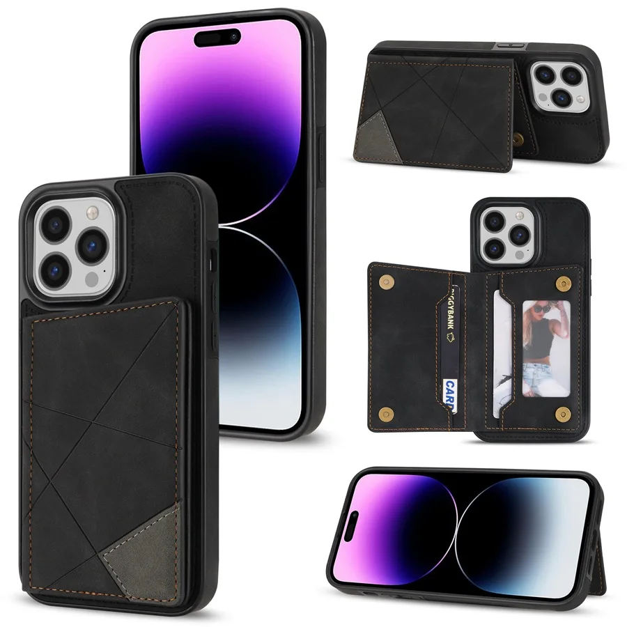 Luxury Card Slot Kickstand PU Leather Mobile Phone Case For iPhone 15 14 13 12 11 Plus Pro Max Mini Wallet Flip Cover
Luxury Card Slot Kickstand PU Leather Mobile Phone Case For iPhone 15 14 13 12 11 Plus Pro Max Mini Wallet Flip Cover
