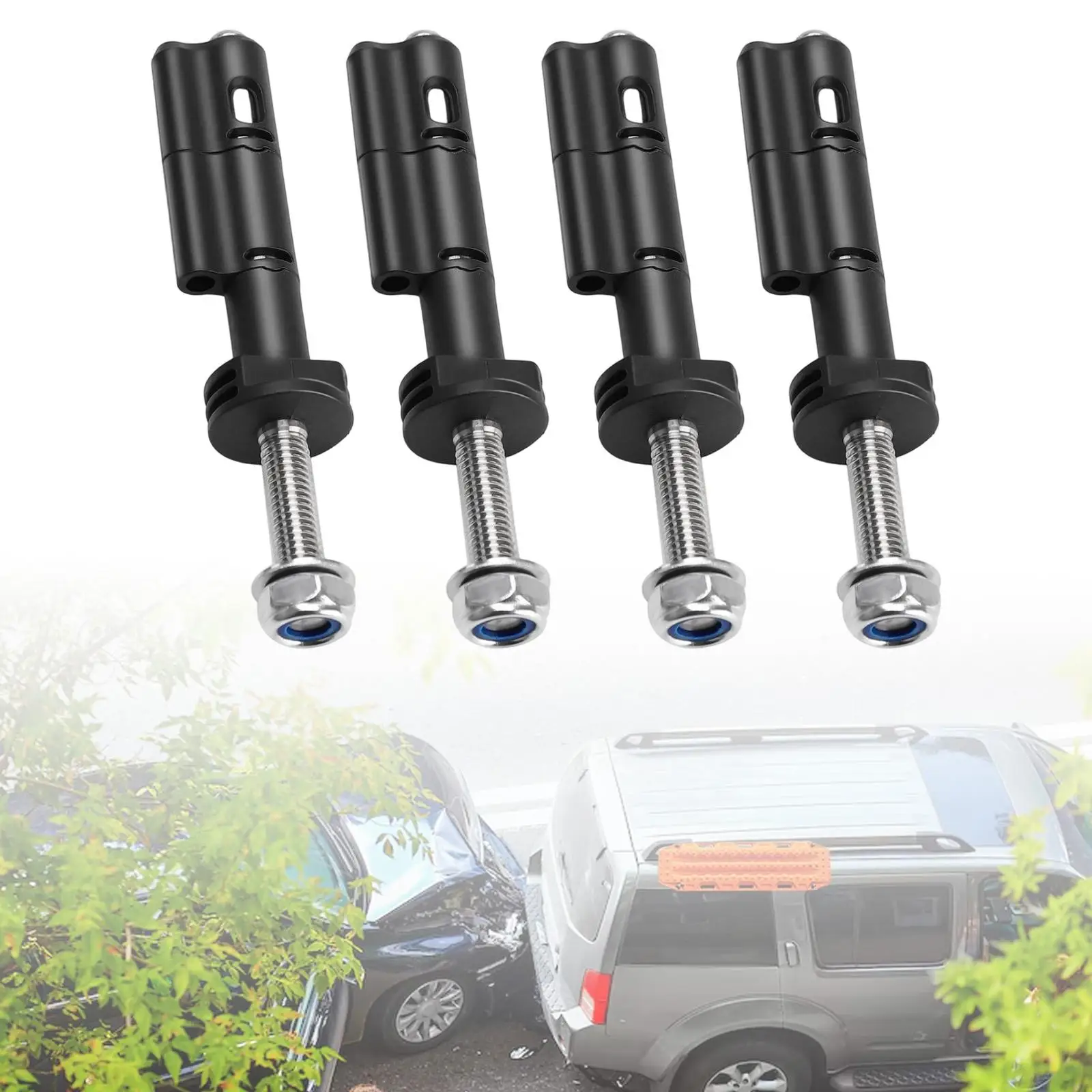 4x Stainless Steel Mounting Pins Kit Anti Theft including M10 Bolts for MKII Recovery Tracks Traction Boards Auto Parts
4x Stainless Steel Mounting Pins Kit Anti Theft including M10 Bolts for MKII Recovery Tracks Traction Boards Auto Parts