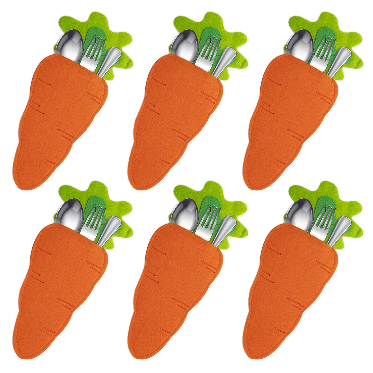2pcs Felt Easter Carrot Bags Knives Forks Holders Happy Easter Home Party Table Decoration Tableware Cutlery Pocket Cover Bag
2pcs Felt Easter Carrot Bags Knives Forks Holders Happy Easter Home Party Table Decoration Tableware Cutlery Pocket Cover Bag