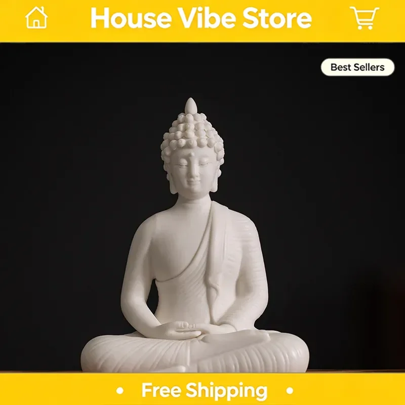 Sakyamuni Buddha Statue Large Tathagata Figurine Buddhist Sculpture Led Light Ornament Home Living Room Porch Decoration Art
Sakyamuni Buddha Statue Large Tathagata Figurine Buddhist Sculpture Led Light Ornament Home Living Room Porch Decoration Art