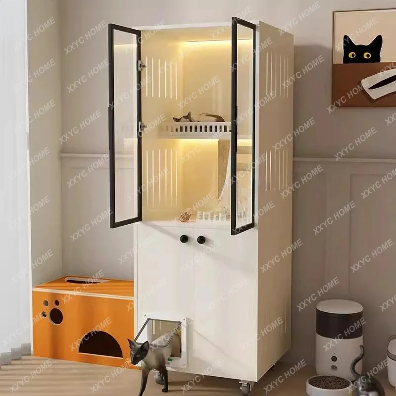 LMultifunctional fresh air cat house cat villa independent movable cat cabinet villa
LMultifunctional fresh air cat house cat villa independent movable cat cabinet villa