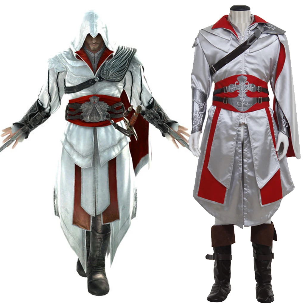 Game Ezio Auditore da Firenze Cosplay Costume Man's Suit Halloween Cos Show Outfit
Game Ezio Auditore da Firenze Cosplay Costume Man's Suit Halloween Cos Show Outfit