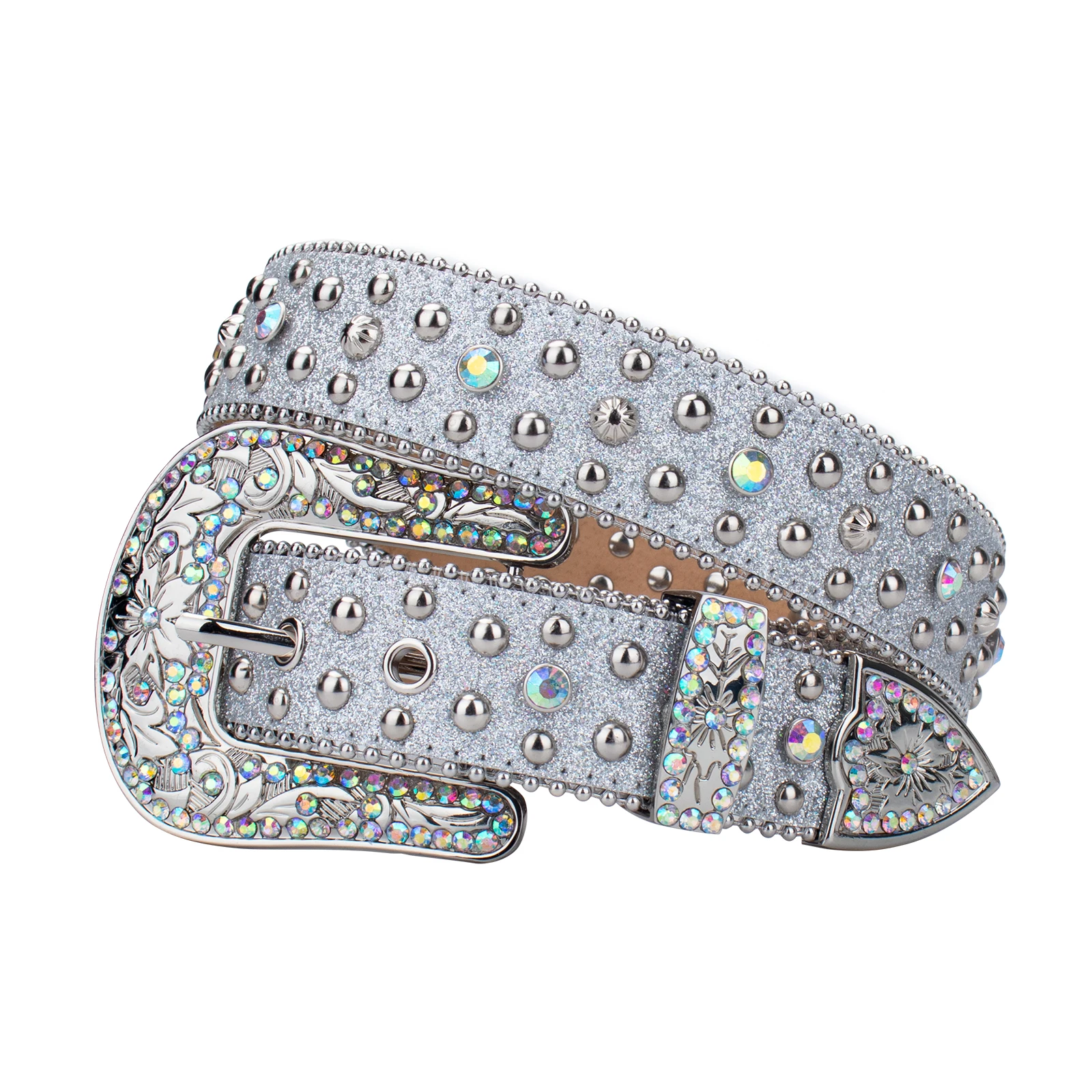 Punk Pattern Carving Rhinestone Thin Flash Men's Belt Boys Women's Pants dress Women's Suitable for Party
Punk Pattern Carving Rhinestone Thin Flash Men's Belt Boys Women's Pants dress Women's Suitable for Party