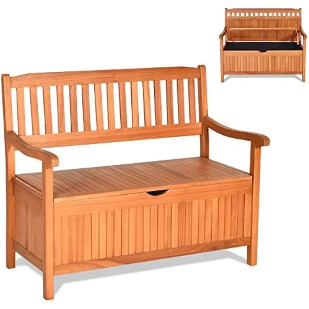 Wooden Outdoor Storage Bench, Outdoor Deck Box with Seating for Pool Front Porch Garden Lawn Decor
Wooden Outdoor Storage Bench, Outdoor Deck Box with Seating for Pool Front Porch Garden Lawn Decor