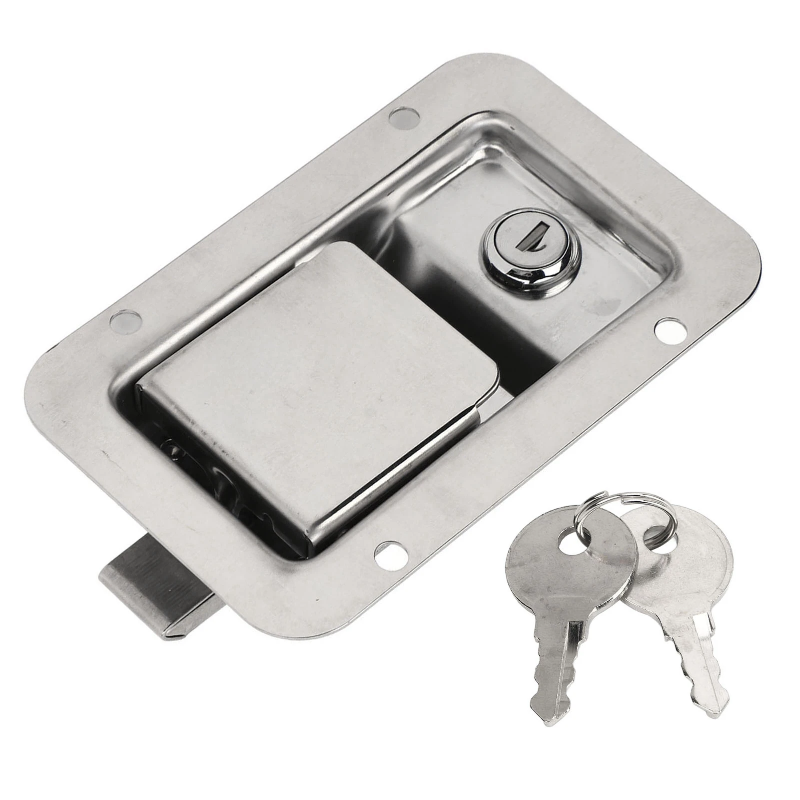 RV Handle Paddle 140x90mm Handle Knob Deadbolt Paddle Construction Heavy Duty 304 Stainless Steel for Campers
RV Handle Paddle 140x90mm Handle Knob Deadbolt Paddle Construction Heavy Duty 304 Stainless Steel for Campers