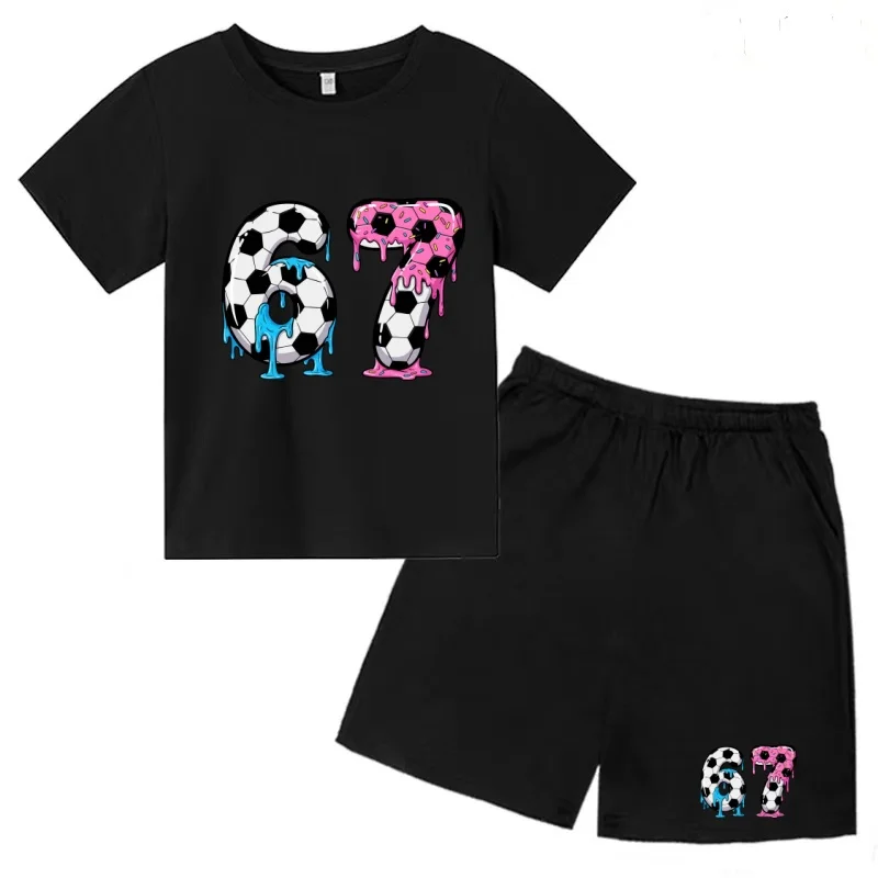 Boy Girl Summer T-Shirt Set New Model 2Pice Set Short Sleeve+Shorts Comfortable Breathable 67 3-12Age Children Sportswear Casua
Boy Girl Summer T-Shirt Set New Model 2Pice Set Short Sleeve+Shorts Comfortable Breathable 67 3-12Age Children Sportswear Casua