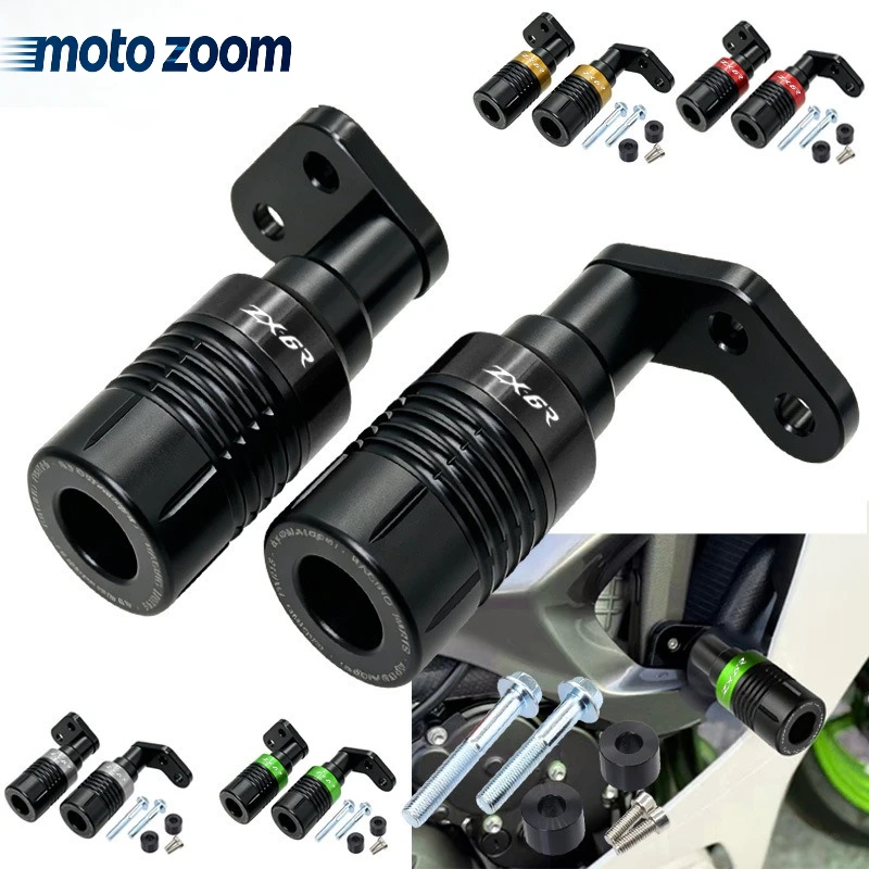 Frame Sliders Crash For KAWASAKI ZX-6R ZX6R 636 2024 2025 Frame Sliders Crash Protector Motorcycle Engine Pad Falling Protection
Frame Sliders Crash For KAWASAKI ZX-6R ZX6R 636 2024 2025 Frame Sliders Crash Protector Motorcycle Engine Pad Falling Protection