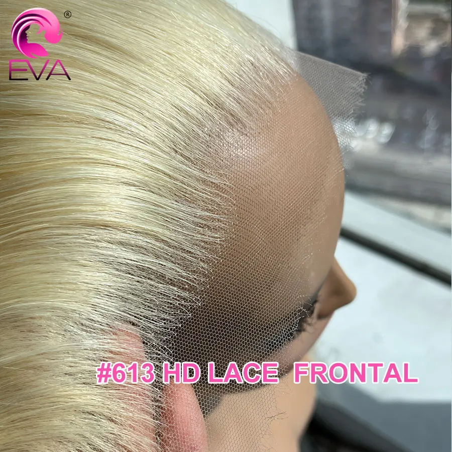 Eva 613 Blonde Hair Invisible HD Lace Frontal 13x4/13x6/5x5 Human Hair Closures Pre Plucked Brazilian Hair HD Closures For Women
Eva 613 Blonde Hair Invisible HD Lace Frontal 13x4/13x6/5x5 Human Hair Closures Pre Plucked Brazilian Hair HD Closures For Women