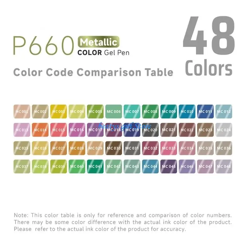 C7AB 48 Color Metallic Color Gel Pen Multicolored Acrylic Gel Pen For Artist Student Travel Sketching Doodling Model Painting
C7AB 48 Color Metallic Color Gel Pen Multicolored Acrylic Gel Pen For Artist Student Travel Sketching Doodling Model Painting