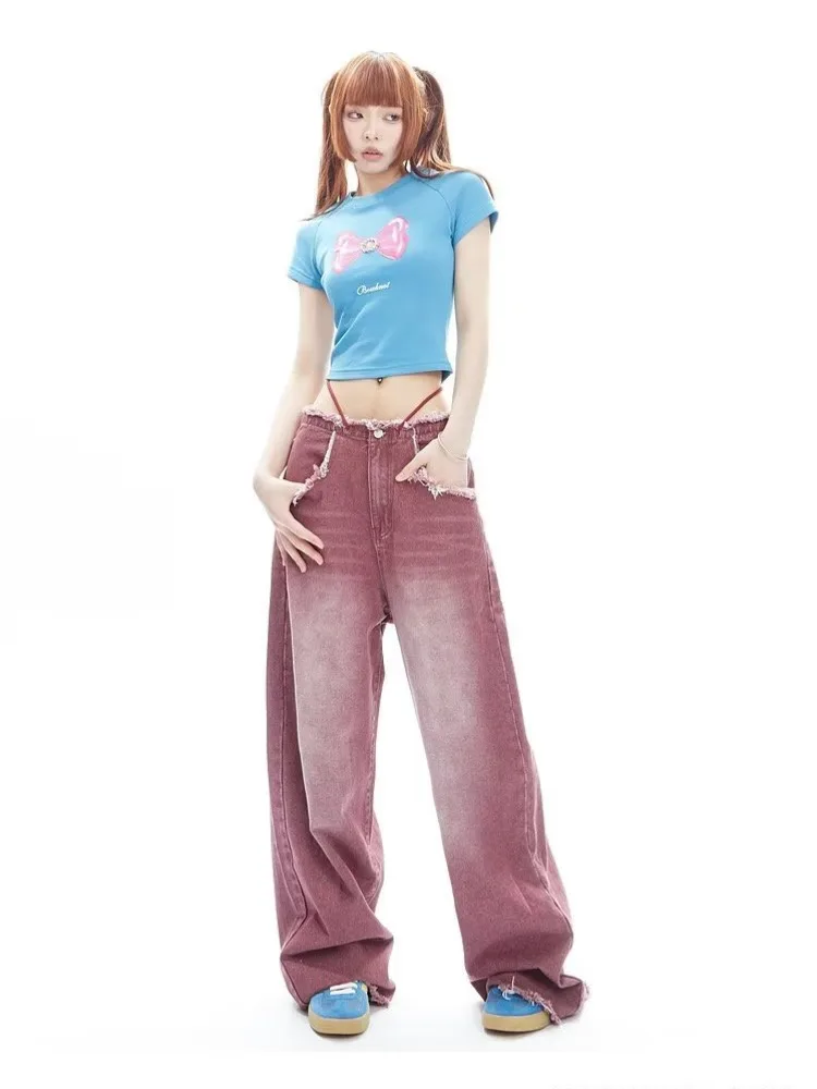 Vintage Vintage Green Wide Leg Jeans For Women's High Street High Waisted Drape Straight Leg Wide Leg Mop Pants For Women'sJeans
Vintage Vintage Green Wide Leg Jeans For Women's High Street High Waisted Drape Straight Leg Wide Leg Mop Pants For Women'sJeans
