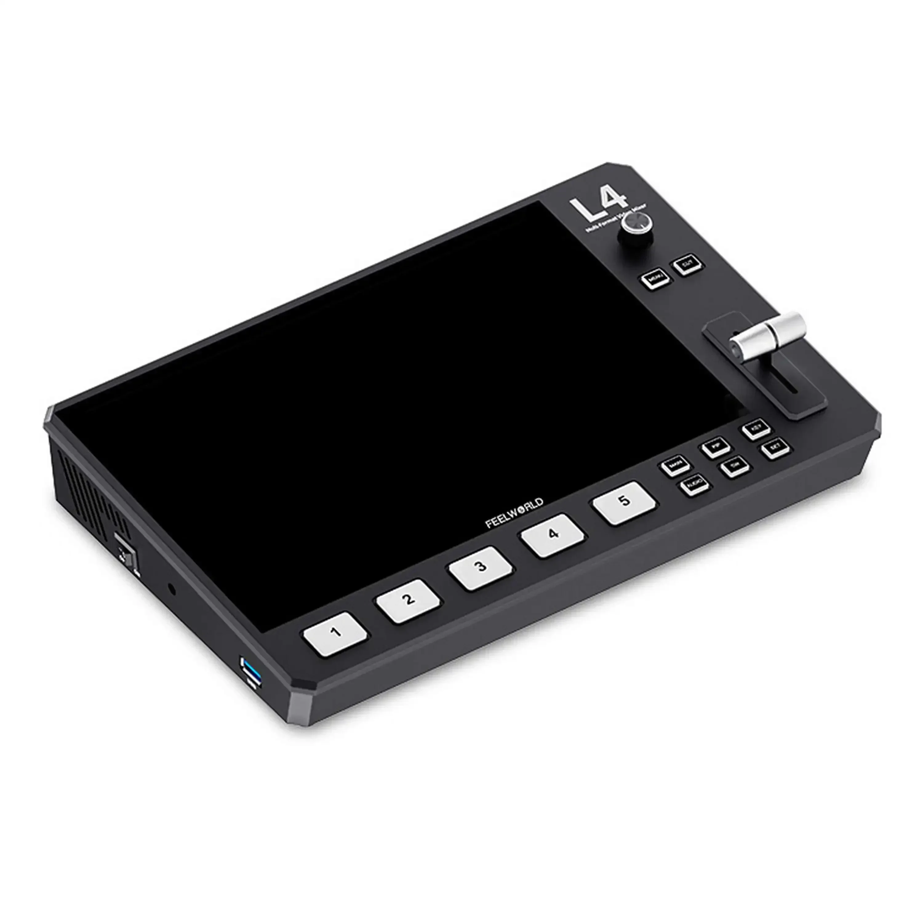 In stock FEELWORLD L4 10.1"Touch Screen USB3.0 Fast Streaming Multi-camera 4 Channels Sdi Video Mixer
In stock FEELWORLD L4 10.1"Touch Screen USB3.0 Fast Streaming Multi-camera 4 Channels Sdi Video Mixer