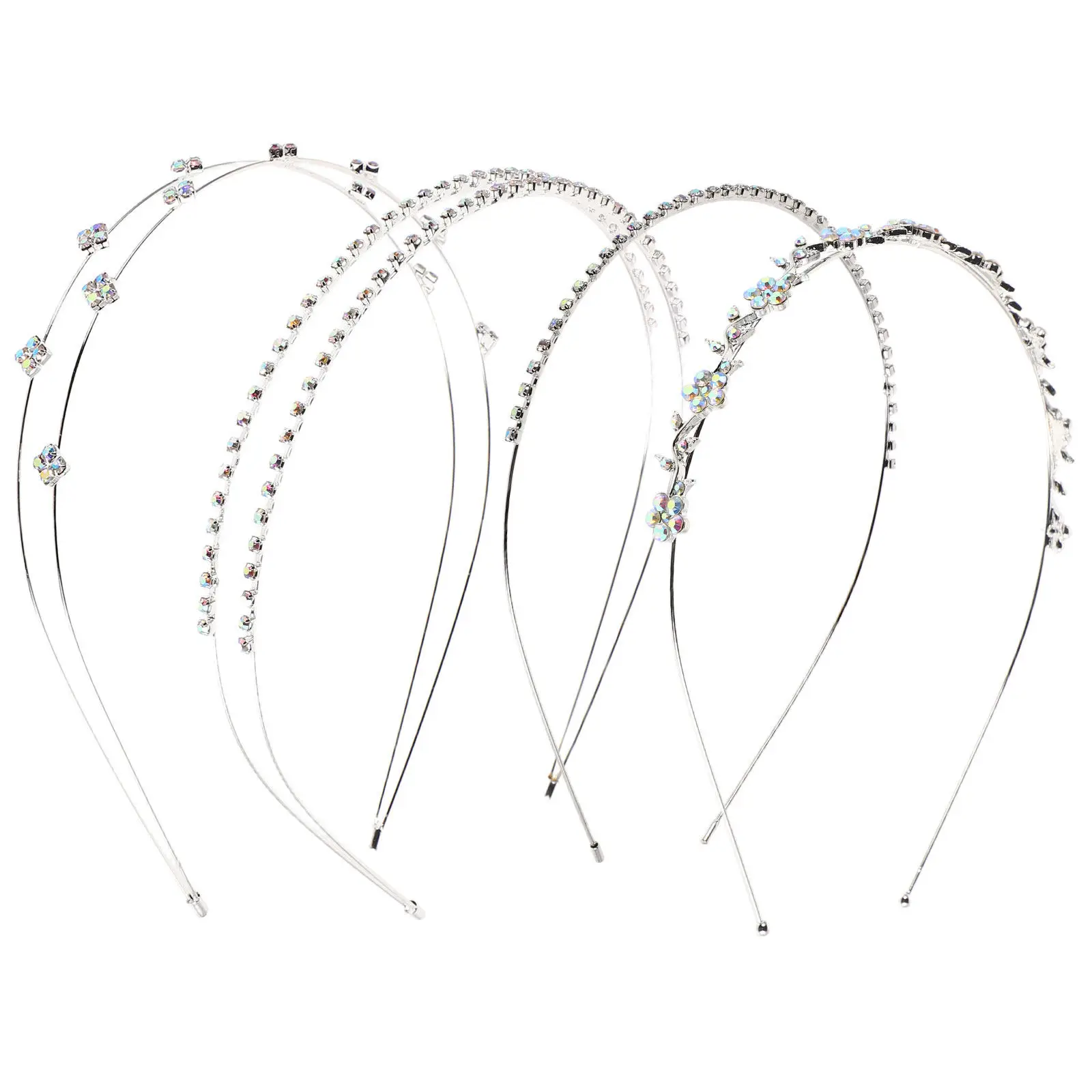 Набор из 4 свадебных ободков для волос со стразами: Изысканные декоративные обручи для невесты, элегантные аксессуары для торжественных мероприятий
Набор из 4 свадебных ободков для волос со стразами: Изысканные декоративные обручи для невесты, элегантные аксессуары для торжественных мероприятий