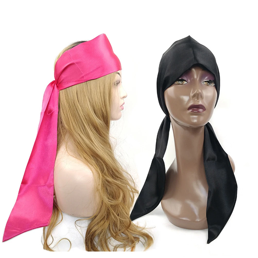 Headband Hair Accessories Women Satin Scarf Thick Black Headscarf Front Wrap Long Tail Bright Color Daily Durable Practical
Headband Hair Accessories Women Satin Scarf Thick Black Headscarf Front Wrap Long Tail Bright Color Daily Durable Practical