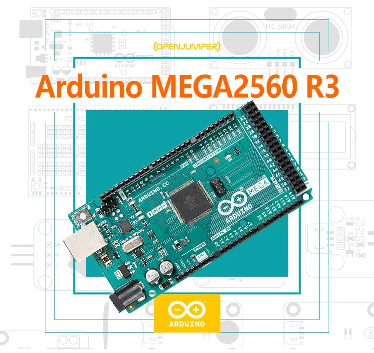 Original Italy Arduino MEGA2560 R3 development board motherboard microcontroller Zduino MEGA2560