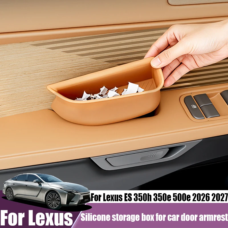 For Lexus ES 350h 350e 500e 2026 2027 car door armrest silicone storage box pad car interior storage product modification
For Lexus ES 350h 350e 500e 2026 2027 car door armrest silicone storage box pad car interior storage product modification