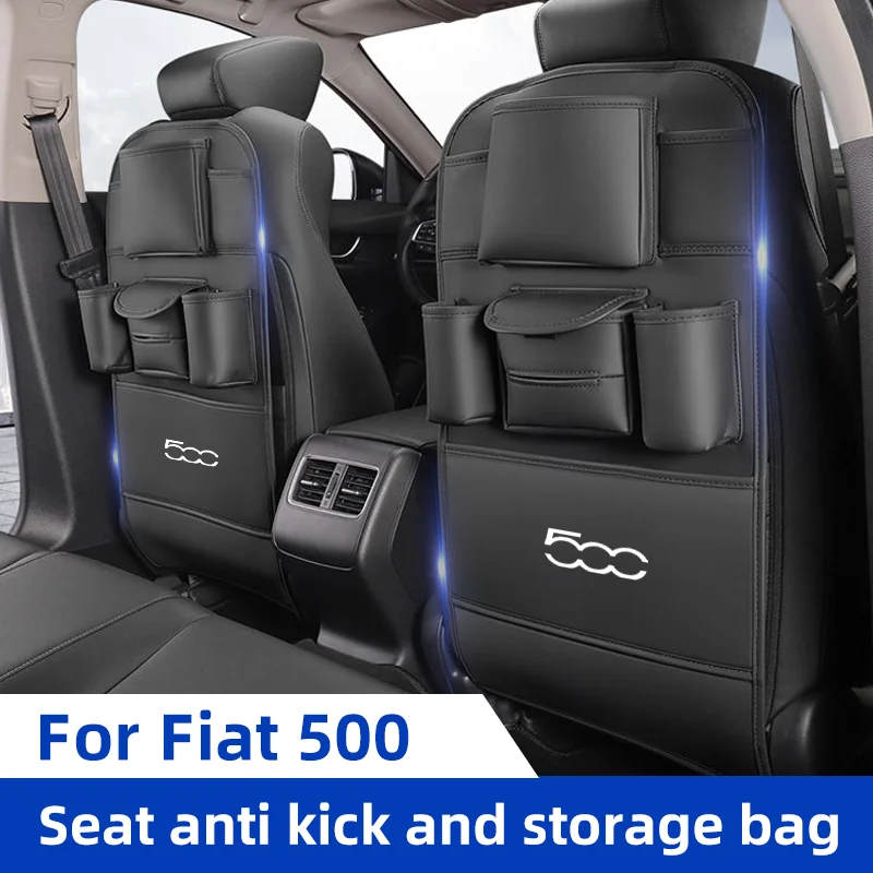 Car Seat Back Organizer for Fiat 500 500C 500X 500L Abarth Backseat Storage Bag with Hook Tissue Holder Anti Kick Pad Cup Holder
Car Seat Back Organizer for Fiat 500 500C 500X 500L Abarth Backseat Storage Bag with Hook Tissue Holder Anti Kick Pad Cup Holder