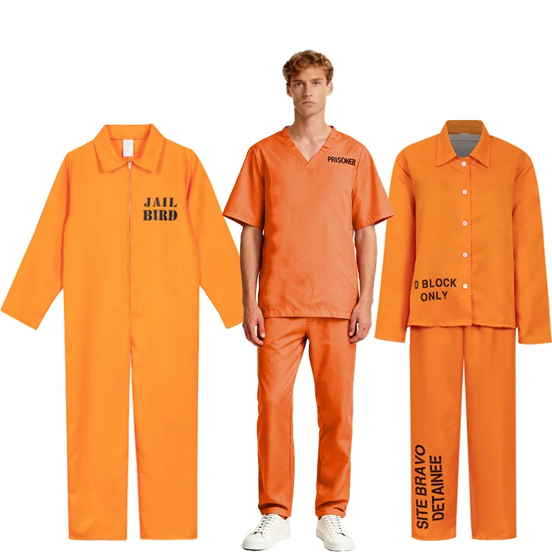 Halloween Unisex Prisoner Suit Orange Cosplay One-Piece Stage Performance Costume Party Wear Women's Fashion Traditional Ethnic
Halloween Unisex Prisoner Suit Orange Cosplay One-Piece Stage Performance Costume Party Wear Women's Fashion Traditional Ethnic