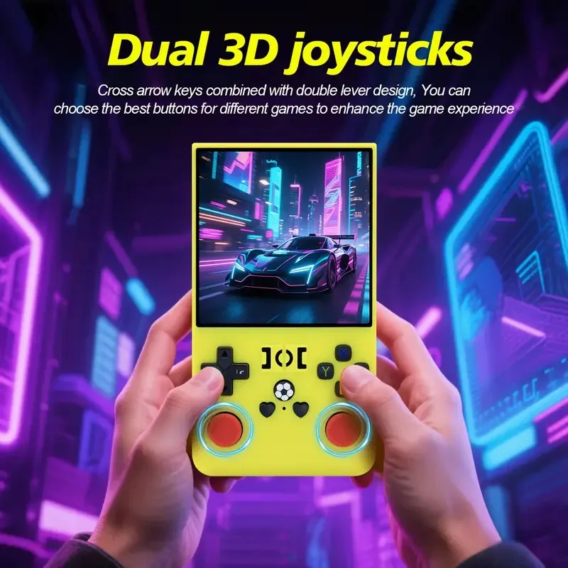 Новейшая портативная игровая консоль R36Max с открытым исходным кодом оснащена портативным 4,0-дюймовым 4K IPS-экраном высокой четкости и аккумулятором большой емкости.
Новейшая портативная игровая консоль R36Max с открытым исходным кодом оснащена портативным 4,0-дюймовым 4K IPS-экраном высокой четкости и аккумулятором большой емкости.