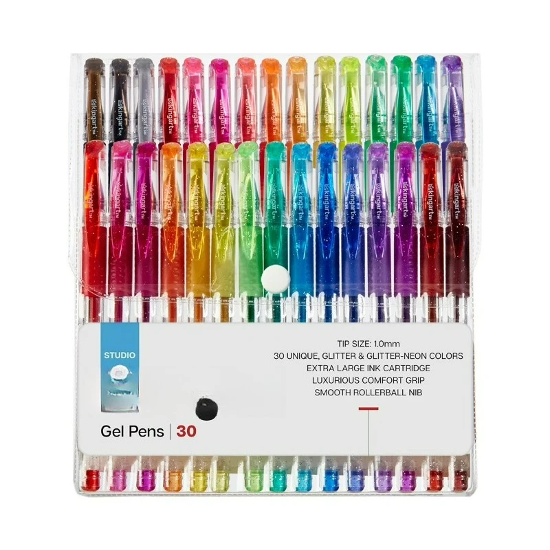 Glitter Gel Pens Set – 30 Vibrant Colored Pens for Adult Coloring, Art and Crafts
Glitter Gel Pens Set – 30 Vibrant Colored Pens for Adult Coloring, Art and Crafts