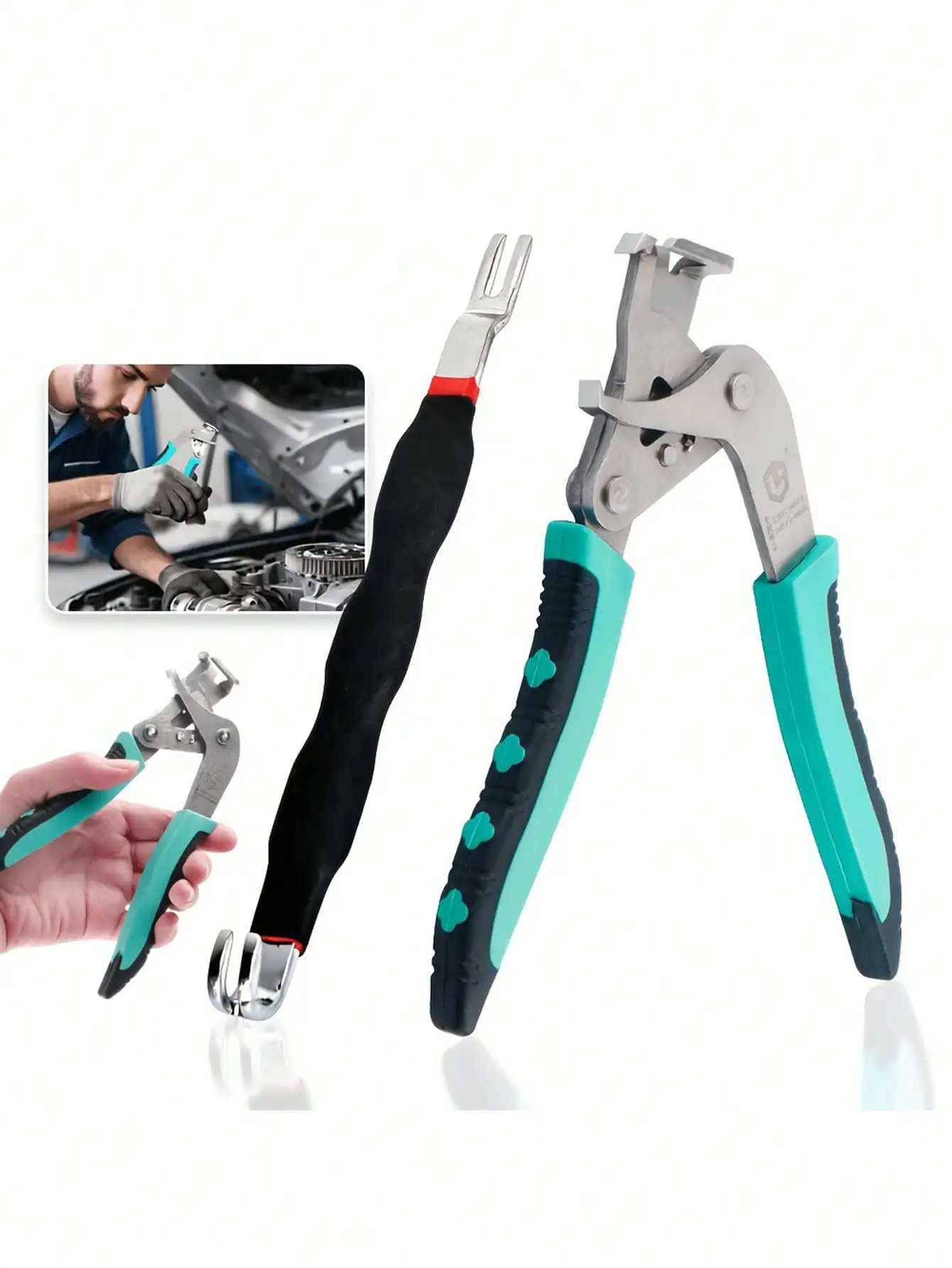 Heavy Duty Panel Disassembly Tool And Automotive Pliers, Suitable For Removing Fasteners, Clips, Clamps, Rivets - Professional Automotive Pliers For Panel Disassembly, Applicable To Cars, Trucks, Motorcycles, Boats, Etc., Tool Kit
Heavy Duty Panel Disassembly Tool And Automotive Pliers, Suitable For Removing Fasteners, Clips, Clamps, Rivets - Professional Automotive Pliers For Panel Disassembly, Applicable To Cars, Trucks, Motorcycles, Boats, Etc., Tool Kit