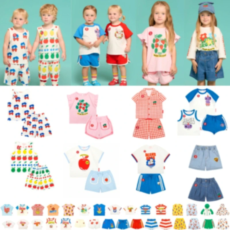 Kids Summer Cartoon Fruit Print Outfit Set Original Label Baby Short Sleeve T-shirt+Shorts 2Pcs Casual Children Clothing Suit
Kids Summer Cartoon Fruit Print Outfit Set Original Label Baby Short Sleeve T-shirt+Shorts 2Pcs Casual Children Clothing Suit