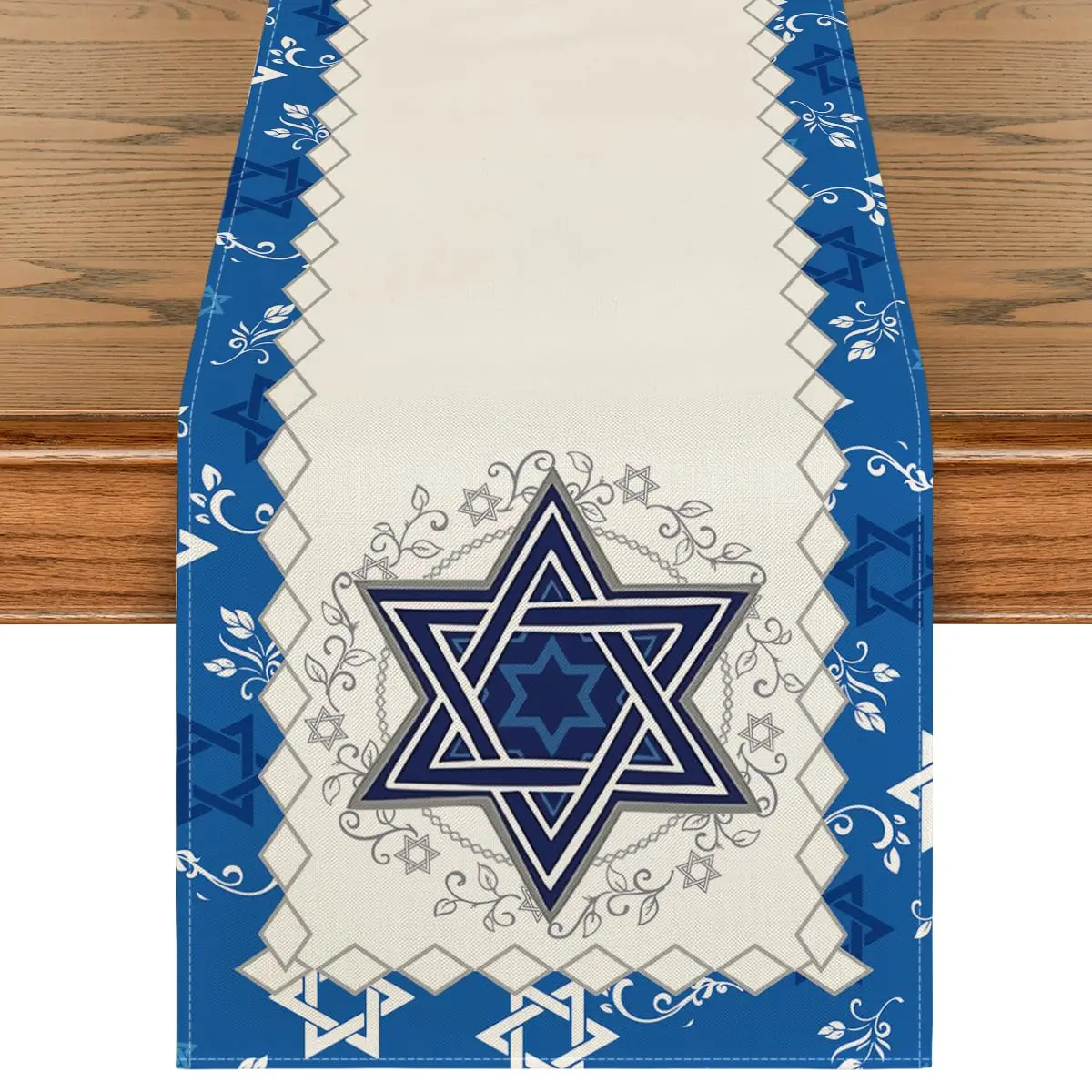HexagramHanukkah Table Runner, Star of David Menorah Chanukah Passover Holiday Kitchen Dining Table Decoration for Home Party
HexagramHanukkah Table Runner, Star of David Menorah Chanukah Passover Holiday Kitchen Dining Table Decoration for Home Party