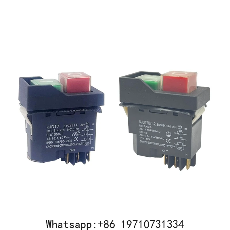 KJD17 6 Pins Electromagnetic Start Push Button Switches IP55 Waterproof Equipment
KJD17 6 Pins Electromagnetic Start Push Button Switches IP55 Waterproof Equipment