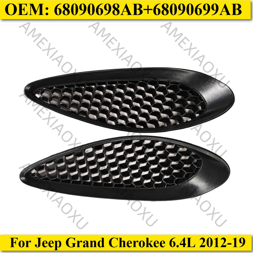 Pair Front Left +Right Side Hood Trim Bezel For Jeep Grand Cherokee 6.4L 2012-19 68090698AB+68090699AB AMEXIAOXU
Pair Front Left +Right Side Hood Trim Bezel For Jeep Grand Cherokee 6.4L 2012-19 68090698AB+68090699AB AMEXIAOXU