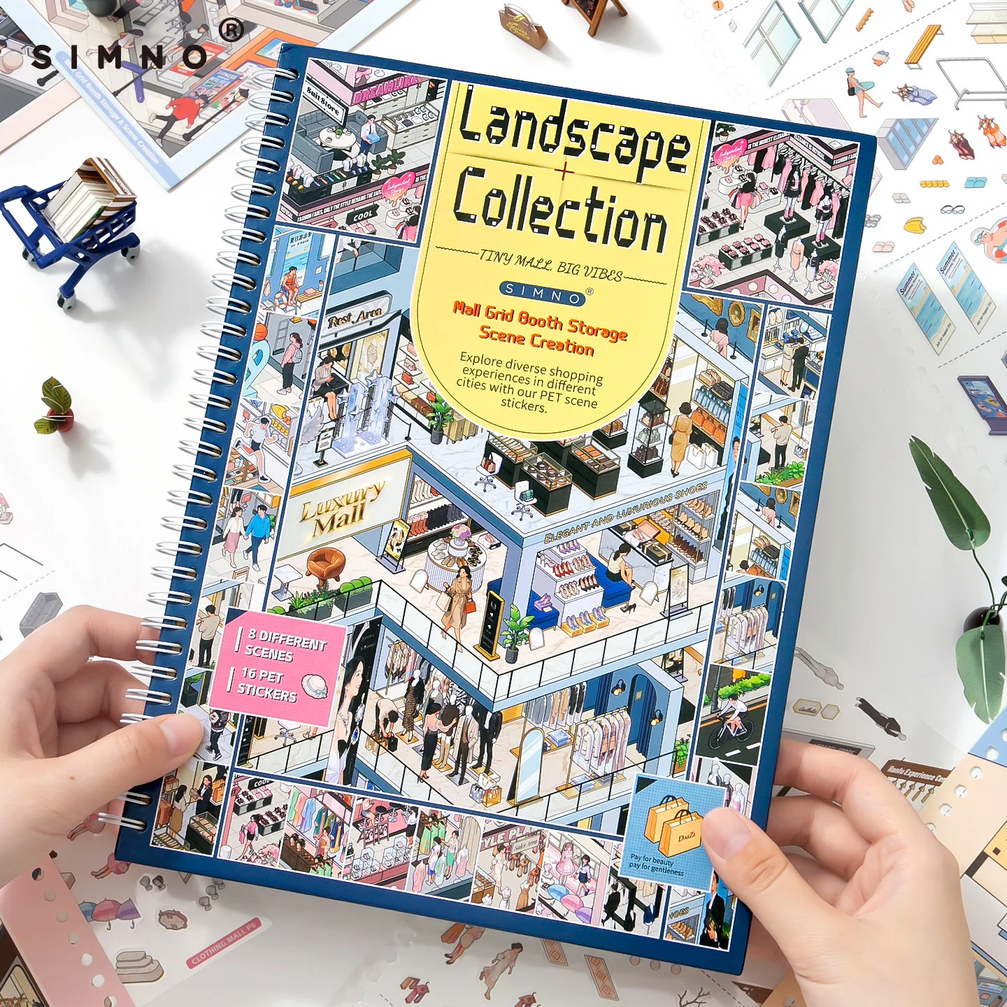3D PET Die Cut Sticker Collection Book Immersive Storage Album for Scrapbooking Handmade Collage Craft Supplies
3D PET Die Cut Sticker Collection Book Immersive Storage Album for Scrapbooking Handmade Collage Craft Supplies