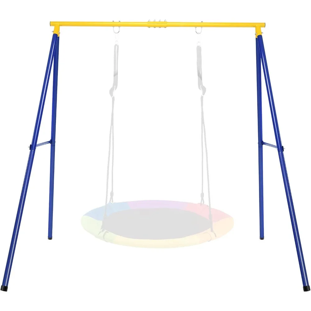 550lbs Metal Swing Sets for Backyard, Heavy Duty Full Steel Swing Frame A-Frame Swing Stand All Weather w/Ground Stakes
550lbs Metal Swing Sets for Backyard, Heavy Duty Full Steel Swing Frame A-Frame Swing Stand All Weather w/Ground Stakes