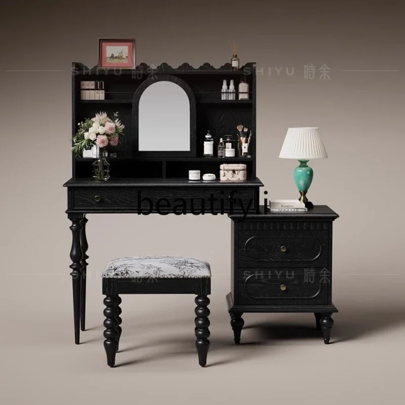 zzqDressing Cabinet Retro American All Solid Wood Dressing Table Medium Antique French Dressing Table
zzqDressing Cabinet Retro American All Solid Wood Dressing Table Medium Antique French Dressing Table