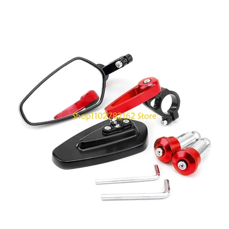 547B Lightweight Motorbike Handlebar Bar End Mirror Rearview Mirror Quality Metal Alloy & Glass 13-19mm Handle Hole
547B Lightweight Motorbike Handlebar Bar End Mirror Rearview Mirror Quality Metal Alloy & Glass 13-19mm Handle Hole