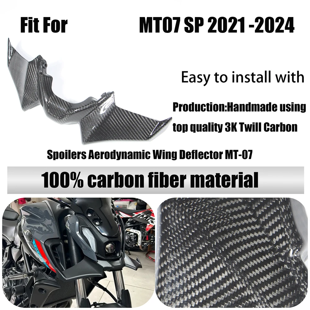Fit For YAMAHA MT07 SP 2021 2022 2023 2024 Motorcycle Sport Downforce Naked Forntal Spoilers Aerodynamic Wing Deflector MT-07
Fit For YAMAHA MT07 SP 2021 2022 2023 2024 Motorcycle Sport Downforce Naked Forntal Spoilers Aerodynamic Wing Deflector MT-07