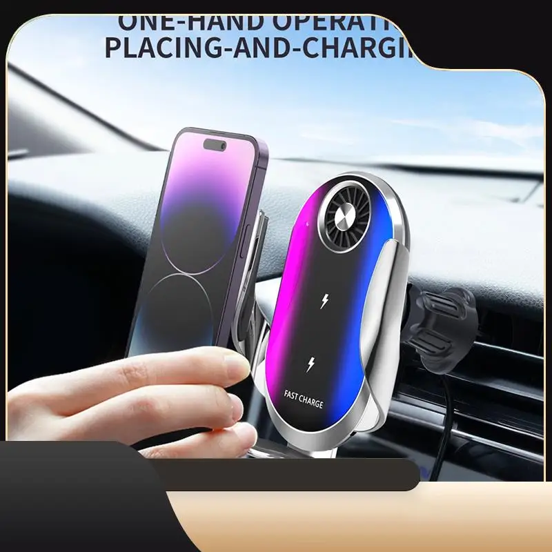 Wireless Car Charger Phone Holder,15W Fast Charging Car Charger, Auto Clamping Car Vent Car Phone Holder For Smartphone-T44C
Wireless Car Charger Phone Holder,15W Fast Charging Car Charger, Auto Clamping Car Vent Car Phone Holder For Smartphone-T44C