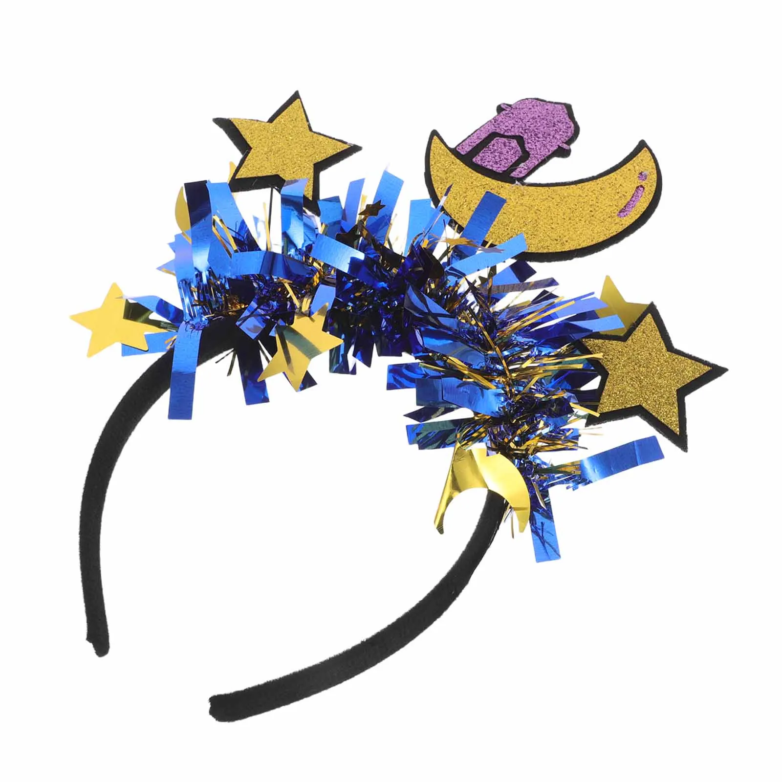 Headb Decorative Headdress Ramadan Star Moon Glitter Cloth Ladies Costume Accessories Eid Dekoration Hair Hoop
Headb Decorative Headdress Ramadan Star Moon Glitter Cloth Ladies Costume Accessories Eid Dekoration Hair Hoop