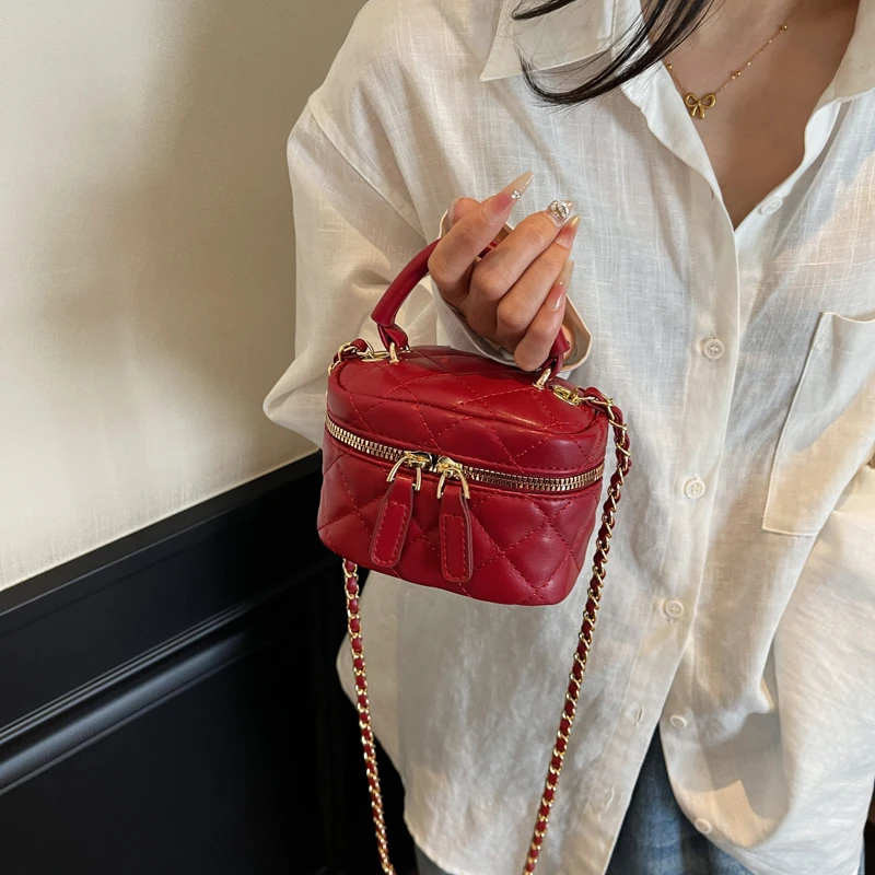 Fashion Mini Designer Handbag New Mini Quilted Chain Diamond Checkered Women's Crossbody Bag High Quality PU Women's Small Bag
Fashion Mini Designer Handbag New Mini Quilted Chain Diamond Checkered Women's Crossbody Bag High Quality PU Women's Small Bag
