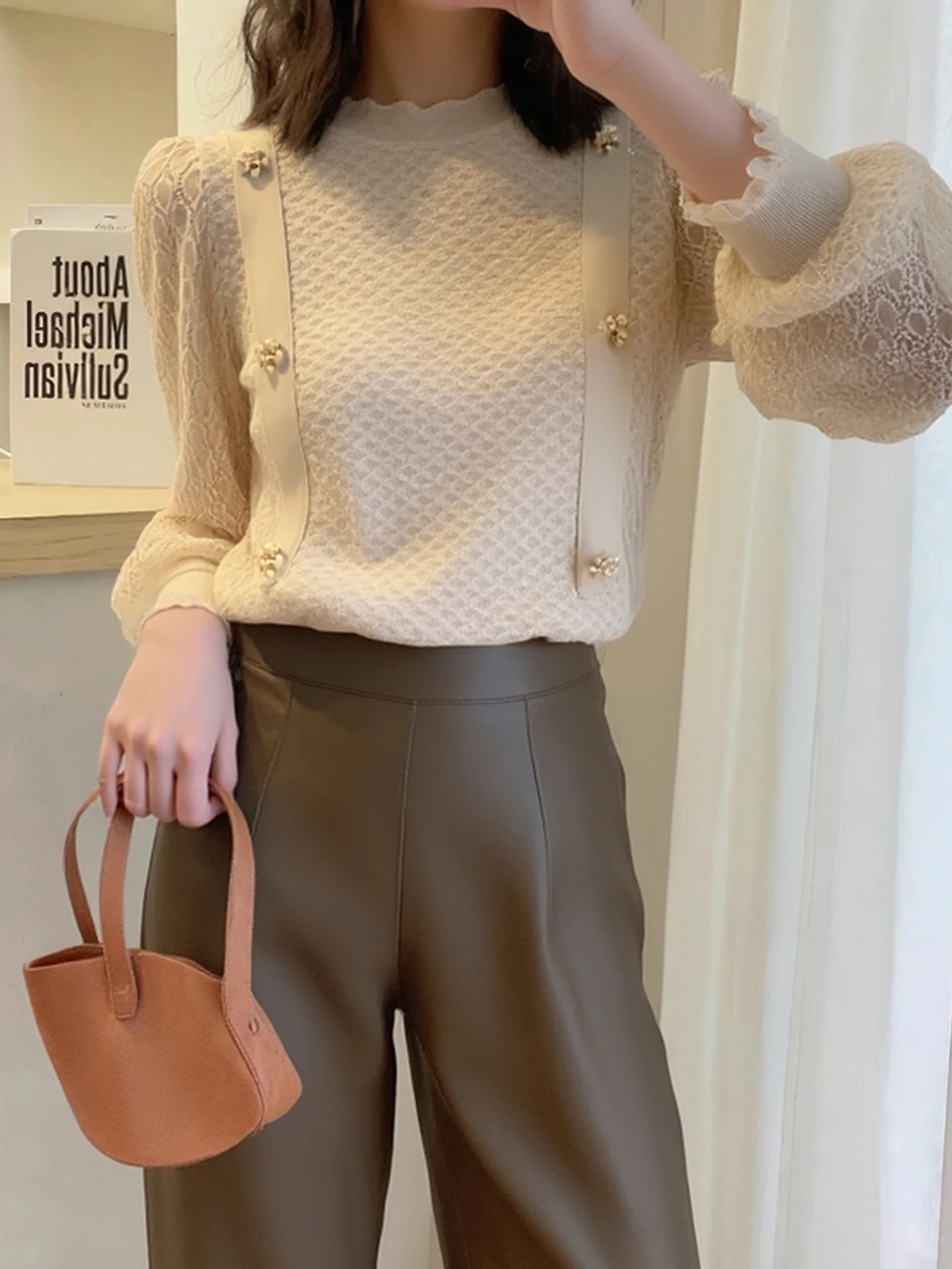 Korean Style Long Sleeve Knitted Shirt Casual Soft Base Layer Top Commute Versatile Chic Overhead Autumn Winter Women's Fashion
Korean Style Long Sleeve Knitted Shirt Casual Soft Base Layer Top Commute Versatile Chic Overhead Autumn Winter Women's Fashion