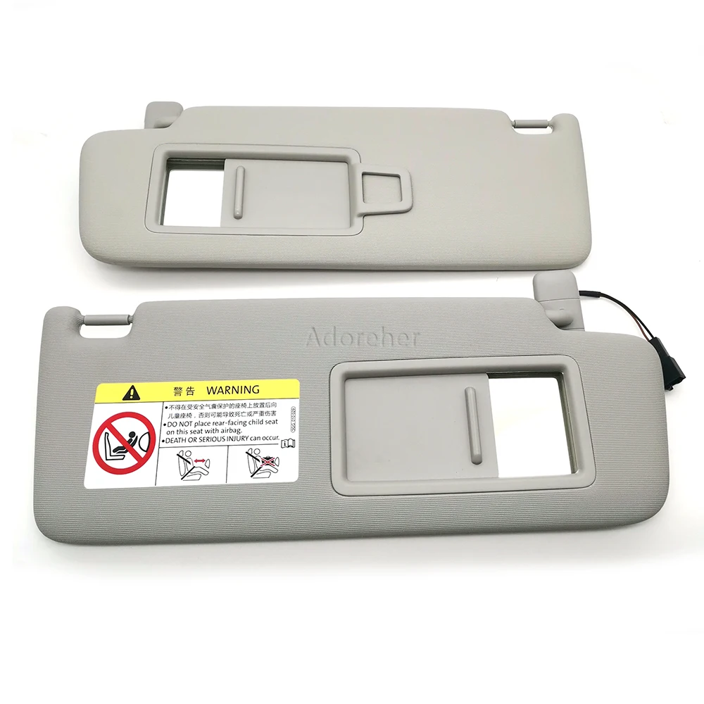 2PCS Car Front Sun Visor Panel With Make up Mirror lamp for VW Golf 7 for Skoda Octavia 2015 - 2019 Car Replacement
2PCS Car Front Sun Visor Panel With Make up Mirror lamp for VW Golf 7 for Skoda Octavia 2015 - 2019 Car Replacement