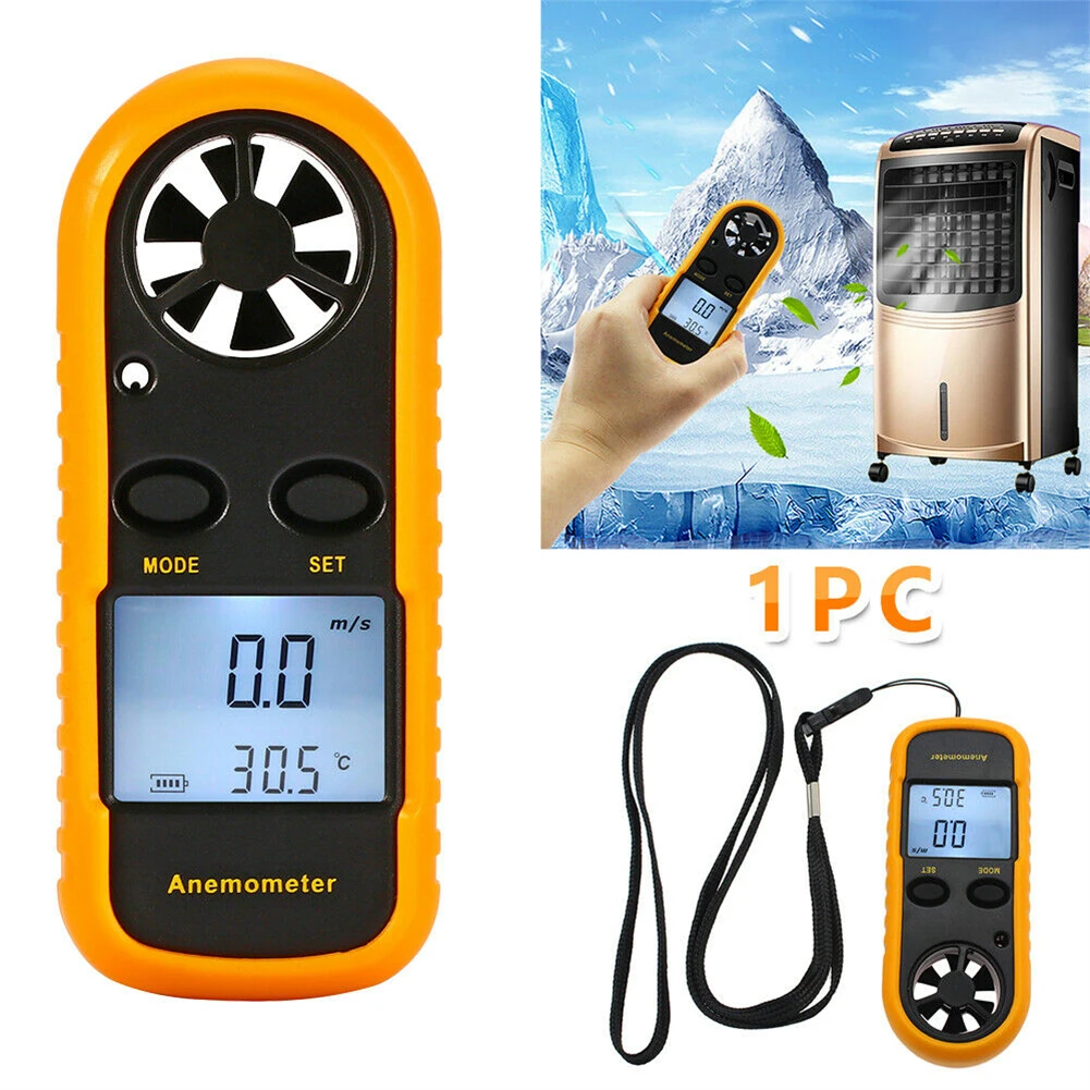 Anemometer Pocket LCD Display With Backlight Digital LCD Anemometer Pocket Sized Anemometer Gauge Meter Tester Thermometer
Anemometer Pocket LCD Display With Backlight Digital LCD Anemometer Pocket Sized Anemometer Gauge Meter Tester Thermometer