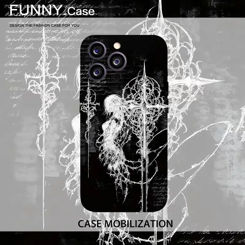 Crossed-Frame Comic Girl Dark All-In-One Phone Case, suitable for Apple iPhone.
Crossed-Frame Comic Girl Dark All-In-One Phone Case, suitable for Apple iPhone.