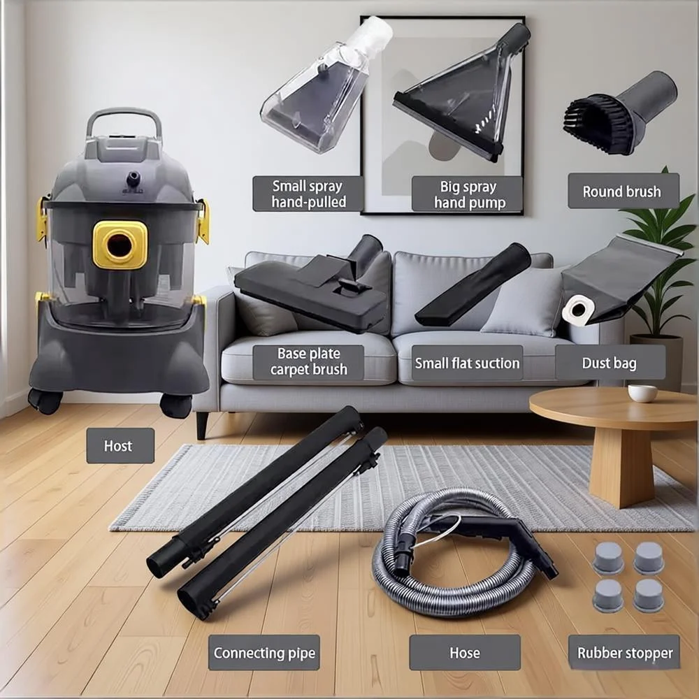 3-in-1 Spray Vacuum Cleaner Portable Carpet Extractor Wet Dry Cleaning Machine Household Sprayer Sofa Curtain Stain Clean Tool
3-in-1 Spray Vacuum Cleaner Portable Carpet Extractor Wet Dry Cleaning Machine Household Sprayer Sofa Curtain Stain Clean Tool