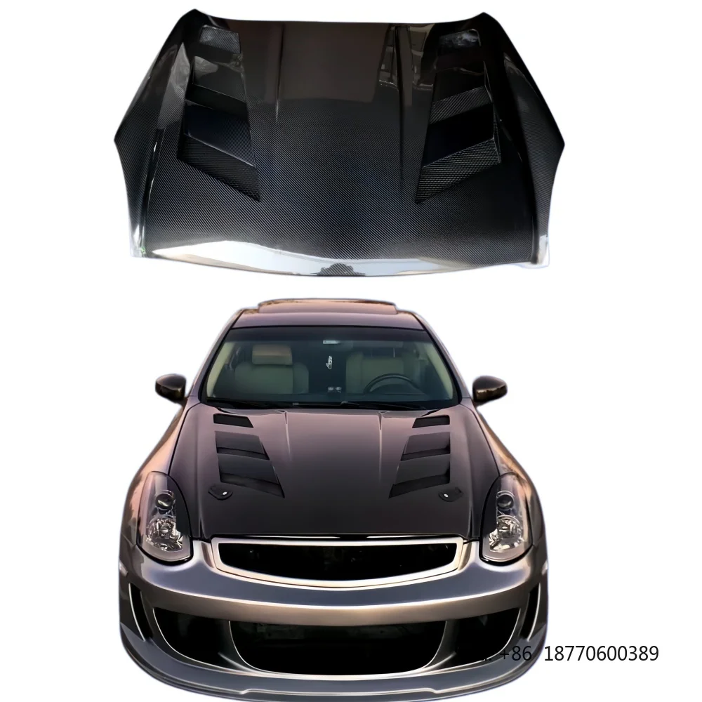 High Quality Carbon Fiber Hood for Infiniti G37
High Quality Carbon Fiber Hood for Infiniti G37