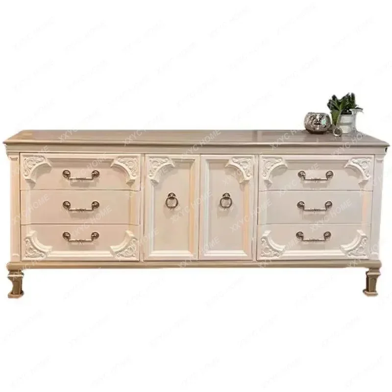 AA rural antique solid wood carving flower TV cabinet solid wood integrated dining side cabinet, decorative cabinet
AA rural antique solid wood carving flower TV cabinet solid wood integrated dining side cabinet, decorative cabinet