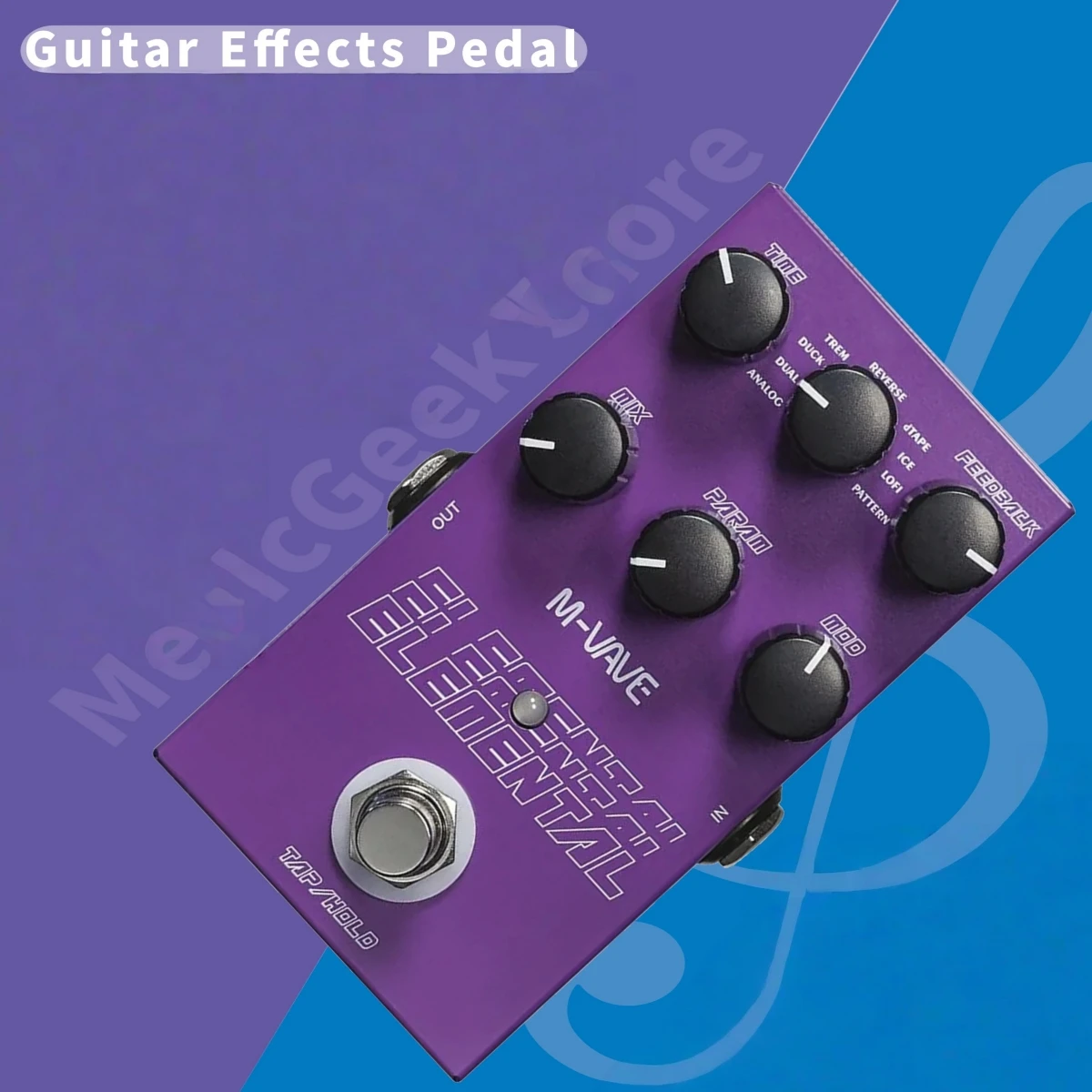 M-VAVE Elemental Digital Delay Guitar Pedal, 9 Vintage Amp Effects/3-Band EQ True Bypass TAP / HOLD Mode Pro Stage Tool
M-VAVE Elemental Digital Delay Guitar Pedal, 9 Vintage Amp Effects/3-Band EQ True Bypass TAP / HOLD Mode Pro Stage Tool